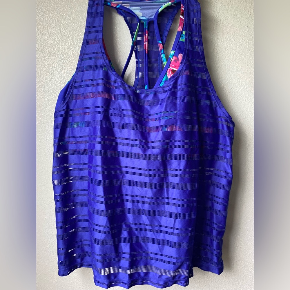 NWT Splashletics 2 in 1 Layered Tankini Swim